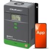 Qoltec Solarny regulator ładowania MPPT z czujnikiem temperatury 80A |  12V/24V/36V/48V | LCD | Bluetooth | APP | GEL | LiFePO4
